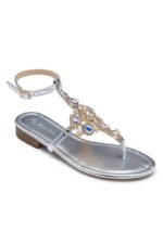 Antonia Rhinestone Decor Sandals - Image 3