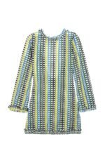 Catherine Ruffle Backless Crochet Mini Dress - Image 6