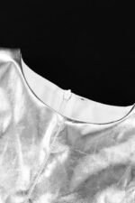 Coral Metallic Mini Shift Dress - Image 8