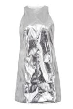 Coral Metallic Mini Shift Dress - Image 6