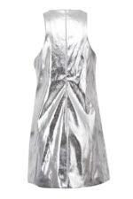 Coral Metallic Mini Shift Dress - Image 7