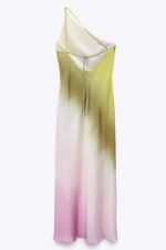 Diane One Shoulder Tie Dye Maxi Dress - Image 11