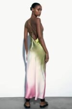 Diane One Shoulder Tie Dye Maxi Dress - Image 5