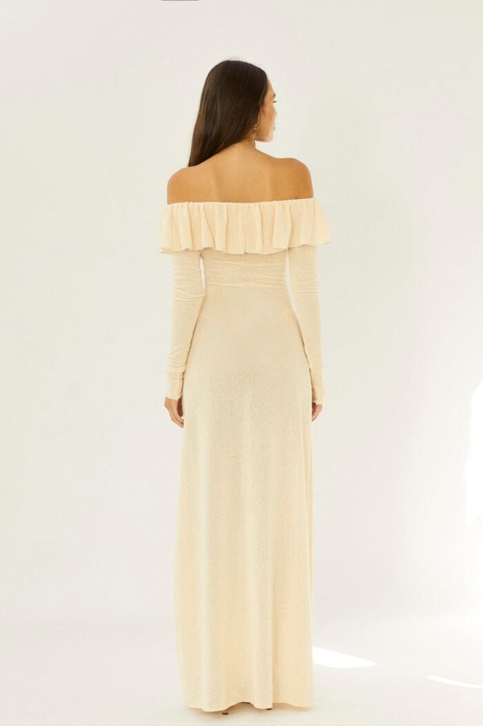 Donna Off-shoulder Ruffle Maxi Dress - Image 6