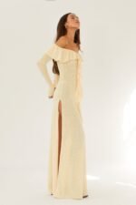 Donna Off-shoulder Ruffle Maxi Dress - Image 5