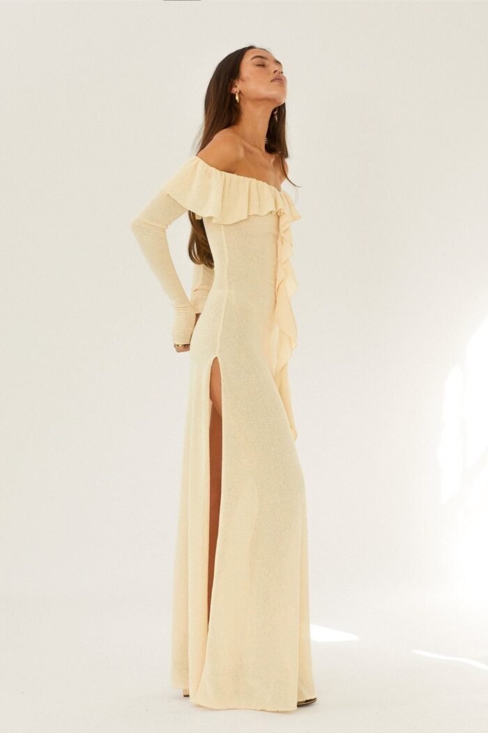 Donna Off-shoulder Ruffle Maxi Dress - Image 5