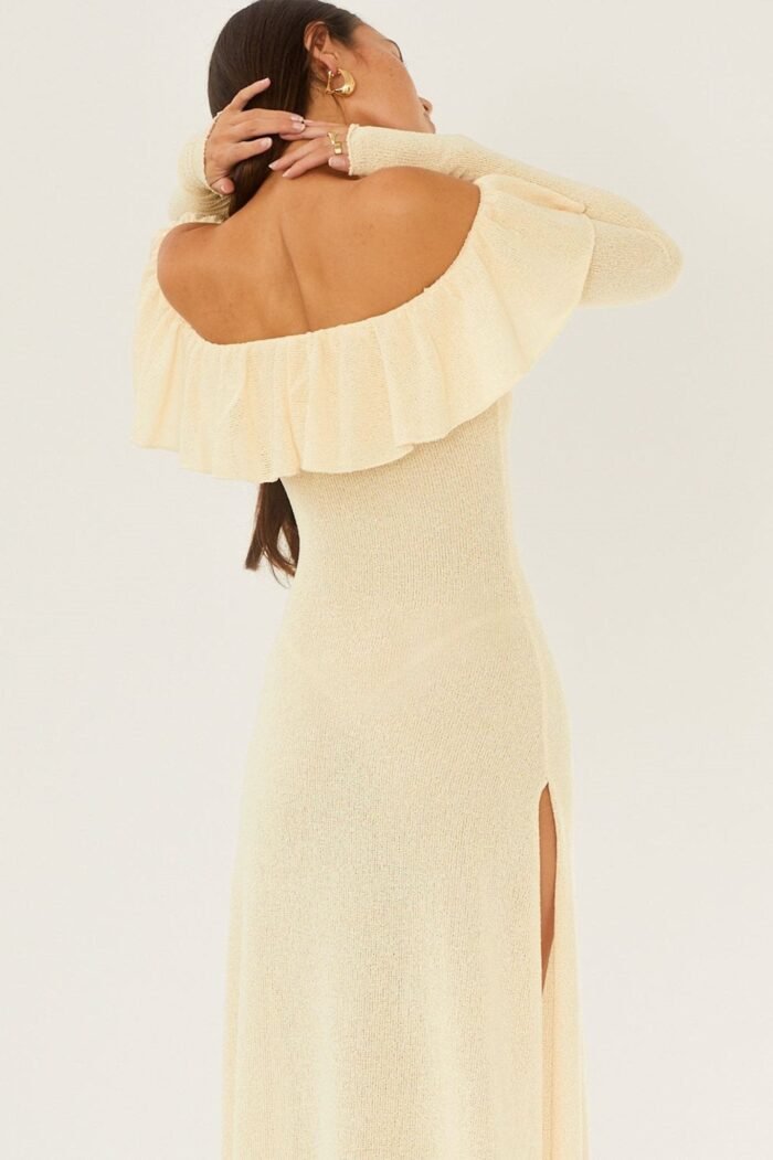 Donna Off-shoulder Ruffle Maxi Dress - Image 7