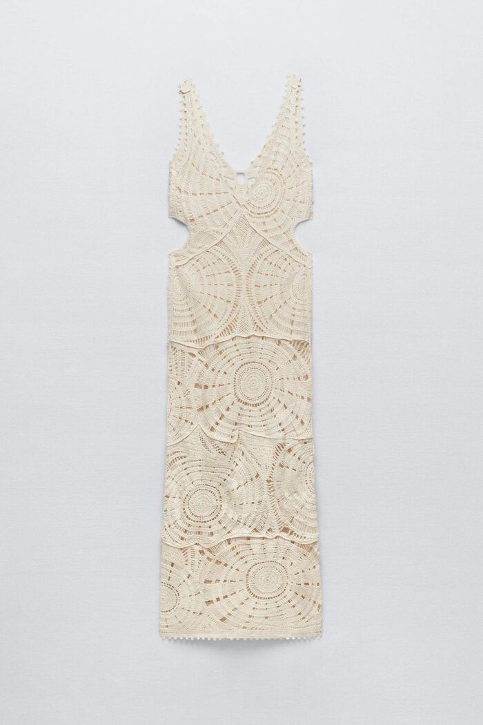 Ethel Cut-out Crochet Maxi Dress - Image 6