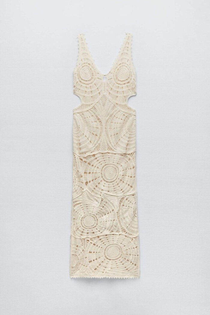 Ethel Cut-out Crochet Maxi Dress - Image 7