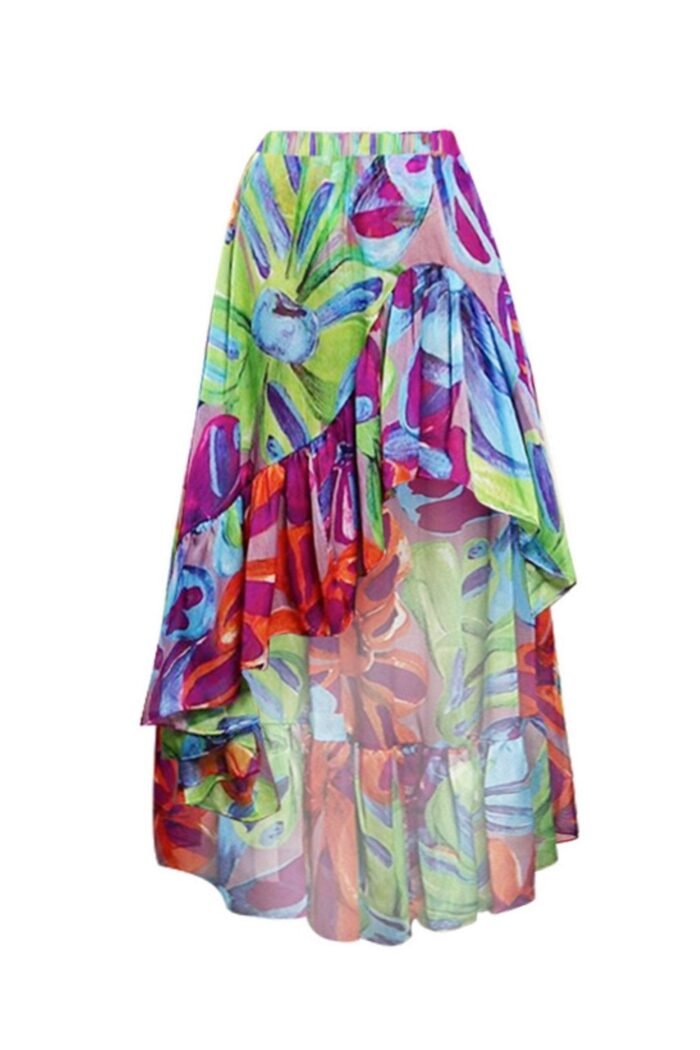 Frica Printed Cut-out Ruffle Two-pieces Swimset - Image 6
