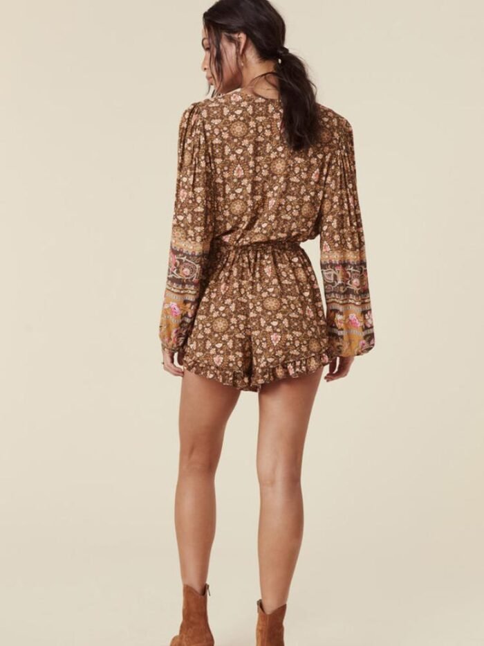 Ina V-neck Belted Jumpsuit - Image 3