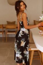 Melinda Printed Knotted Maxi Slip Dress - Image 3