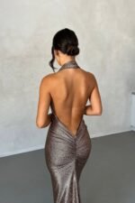 Ophelia Halterneck Backless Maxi Dress - Image 2