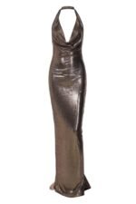 Ophelia Halterneck Backless Maxi Dress - Image 4