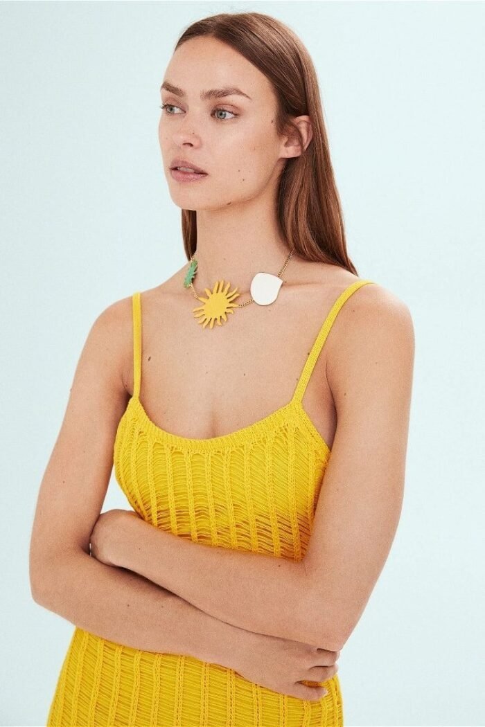 Paula Hollow Knit Maxi Dress - Image 4