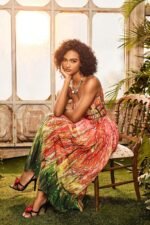 Sally Multicolor Tiered Maxi Dress - Image 2