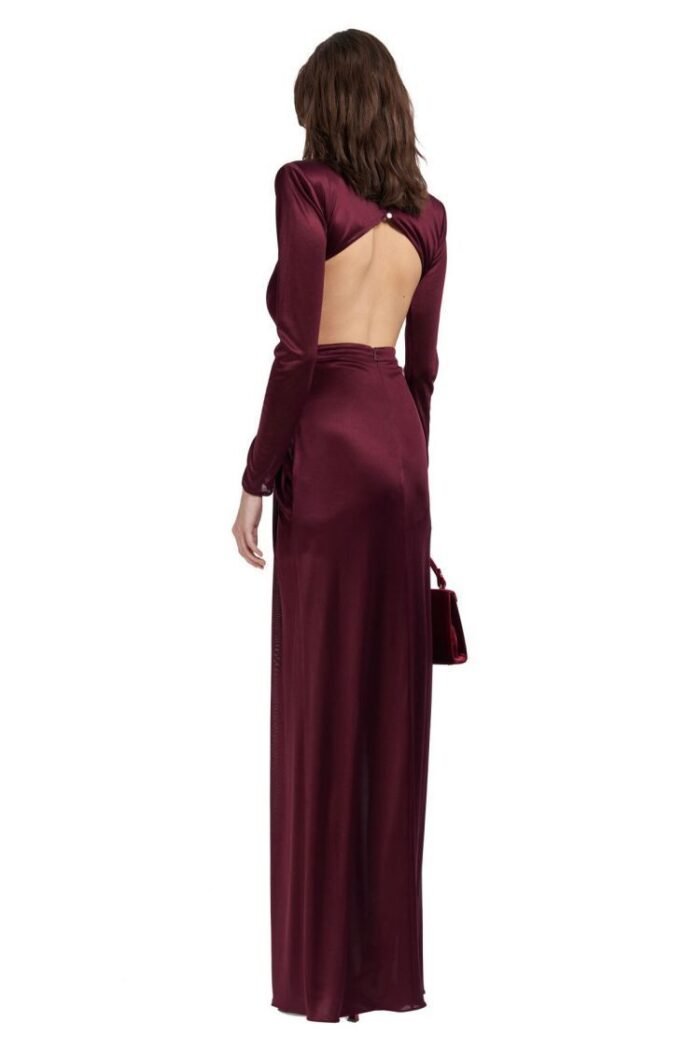 Yvonne Cut-out Backless Maxi Dress - Image 3