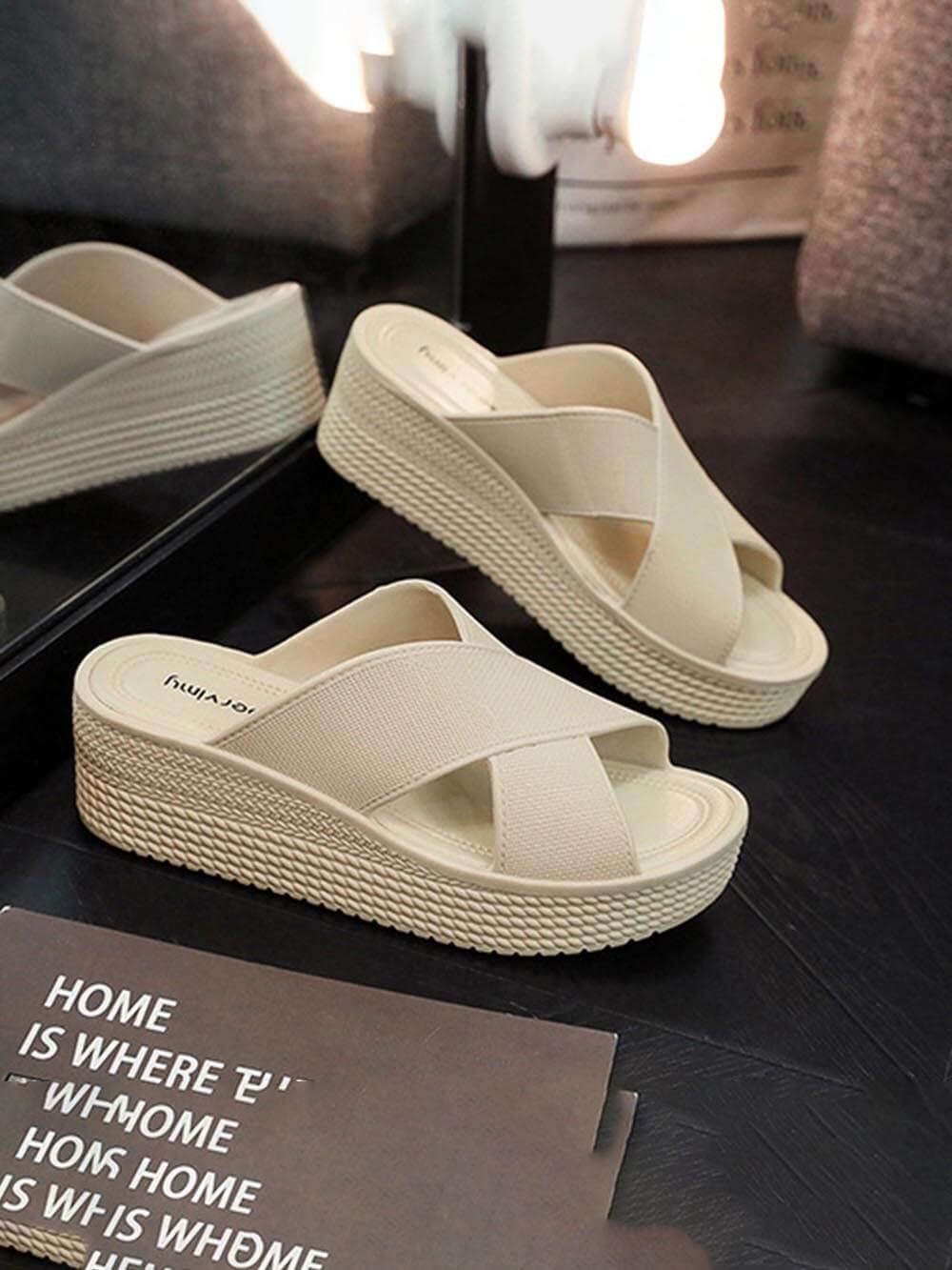 Wedge Non-Slip Beach Platform Sandals Wedge Non-Slip Beach Platform Sandals
