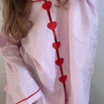 Girl Love Pajama In Pink Stripes