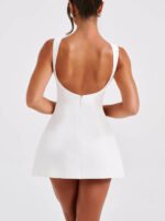 Backless Sleeveless Mini Dress