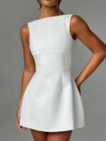 Backless Sleeveless Mini Dress