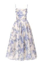 2024ss Sexy Halter Print Casual Dress
